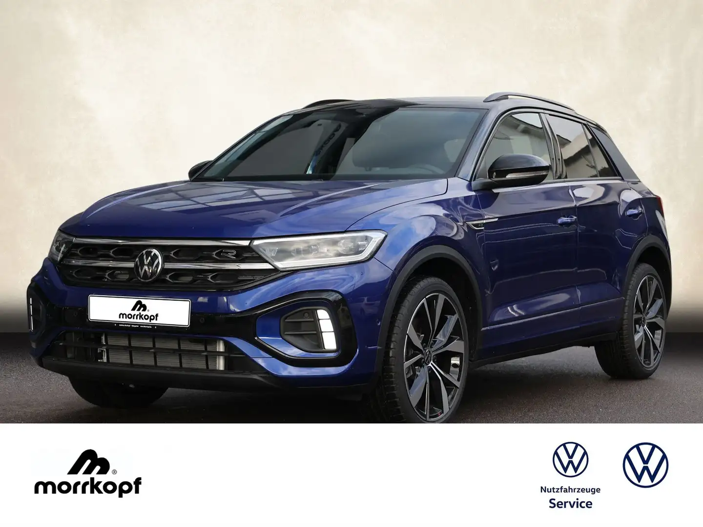 Volkswagen T-Roc 1.5TSI DSG R-Line +BLACK+AHK+ Sportpaket LED Blau - 1