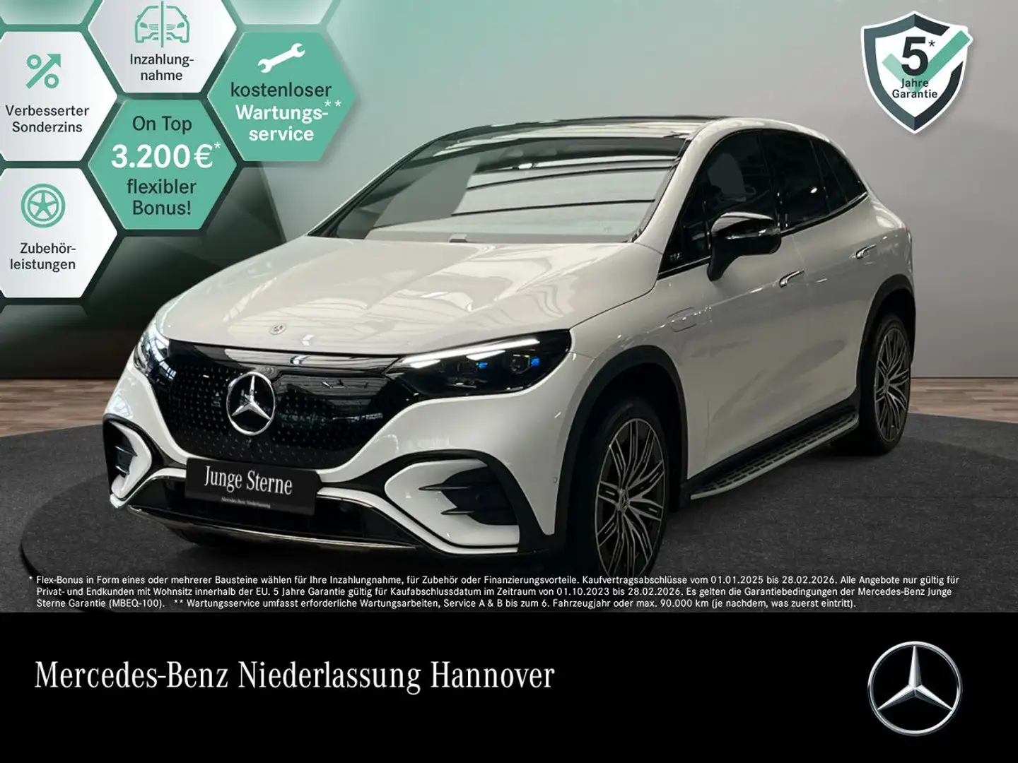 Mercedes-Benz EQE SUV EQE 350 4M AMG+NIGHT+PANO+360+AHK+BURMESTER Wit - 1