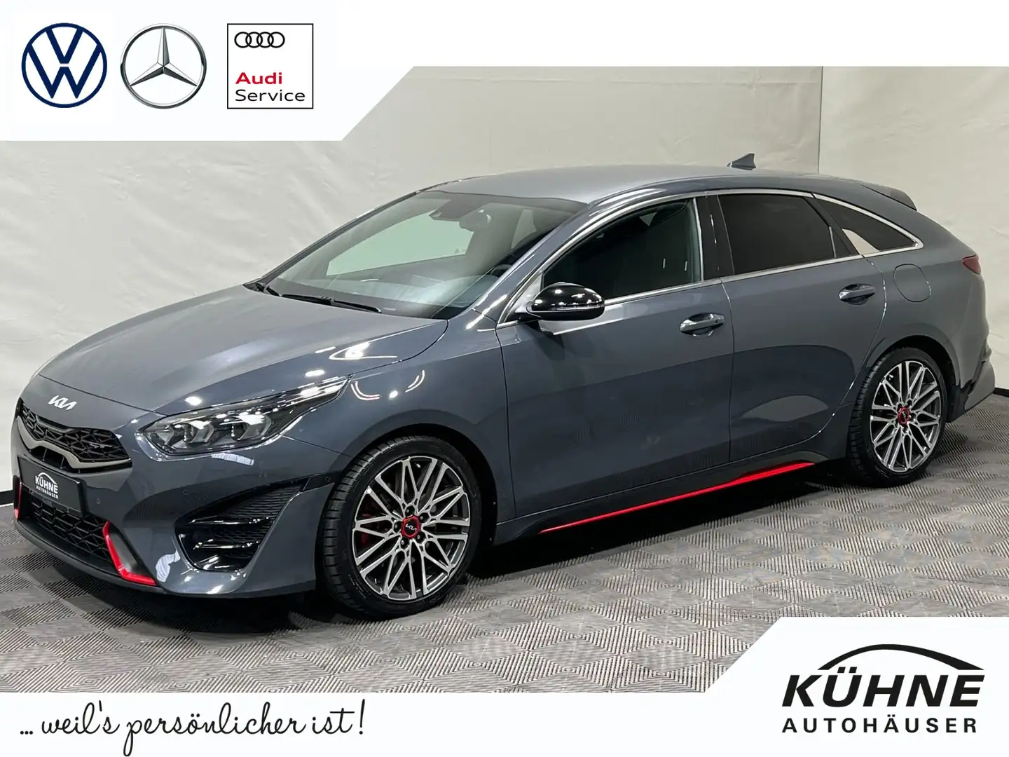 Kia ProCeed / pro_cee'd ProCeed 1.6 T-GDI GT | LED NAVI DAB KAMERA ALARM Gris - 1