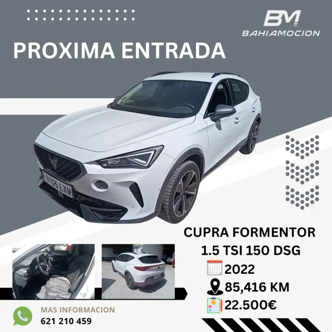 CUPRA Formentor 1.5 TSI 150 DSG Blanco - 1