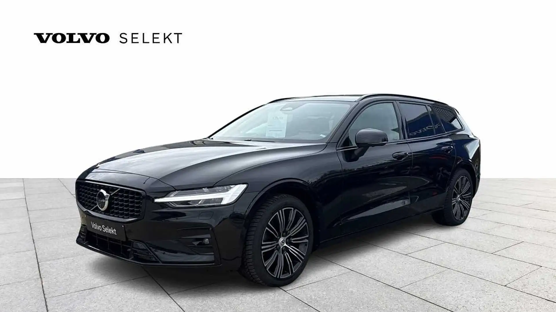 Volvo V60 Ultra Dark, B4 Mild-Hybrid, Benzine Zwart - 1