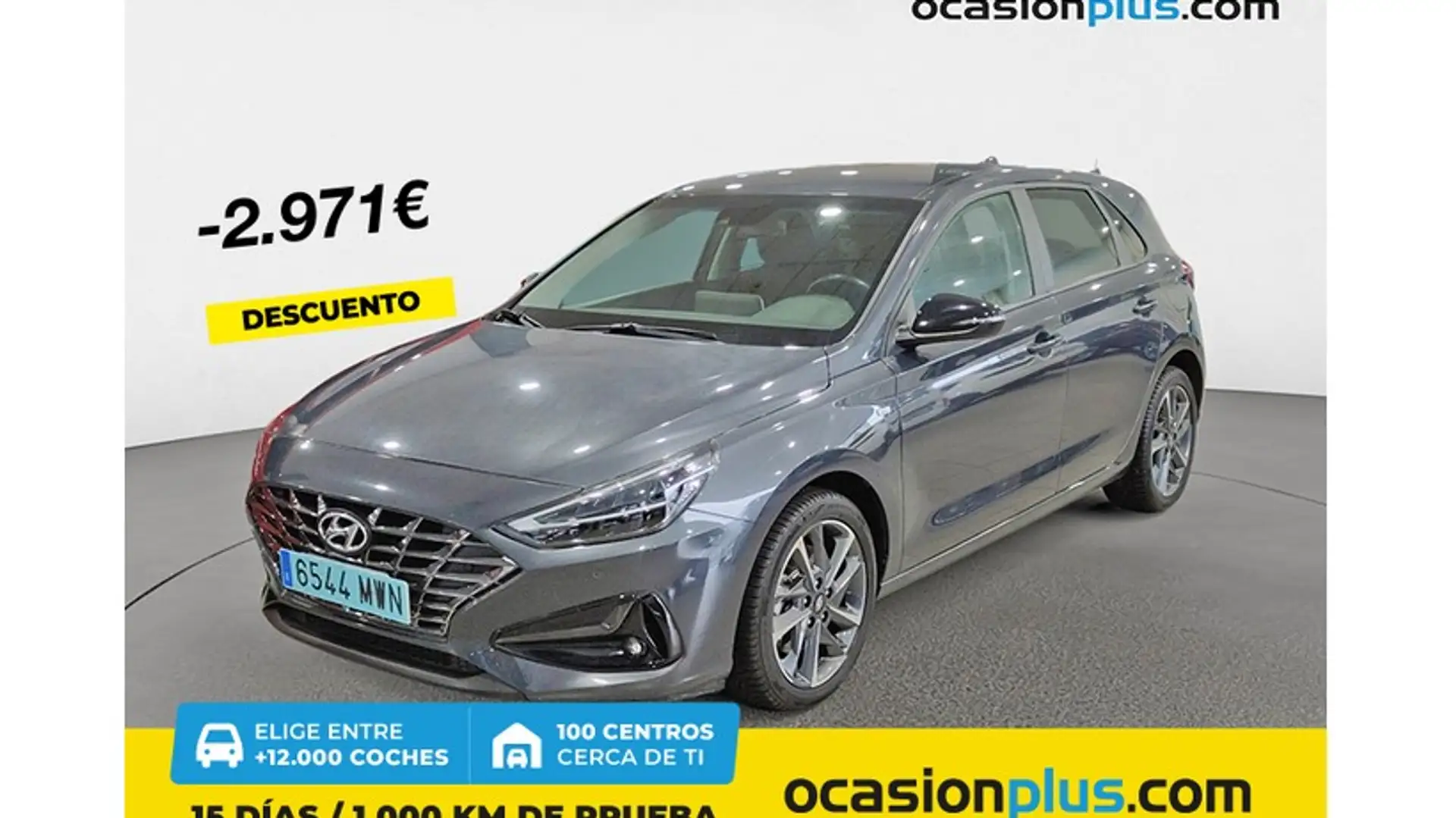 Hyundai i30 1.6CRDi Klass 48V 136 Gris - 1