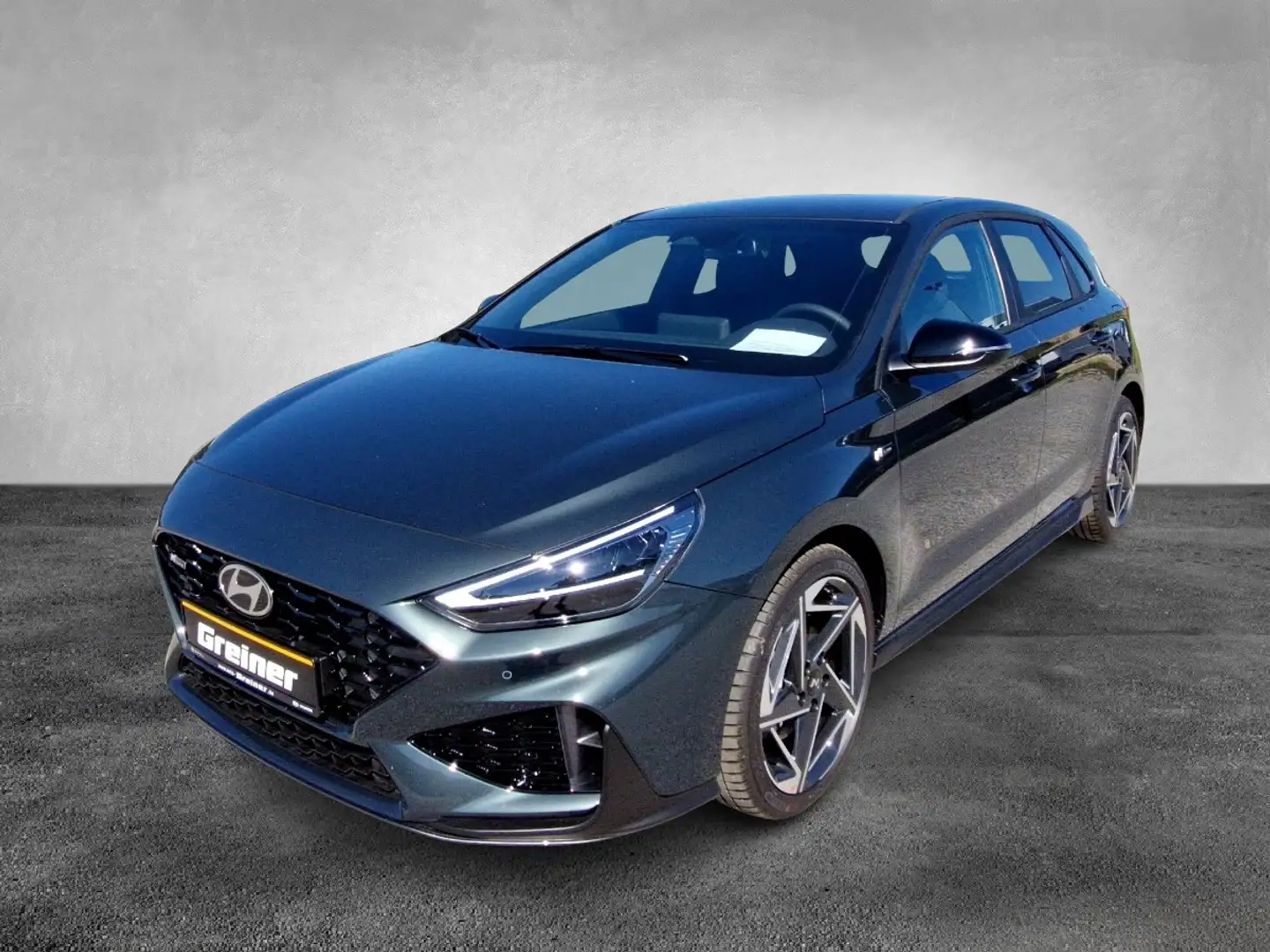 Hyundai i30 1.5 T-GDI 48V N Line NAVI|KAMERA|PDC|SHZ Grün - 2