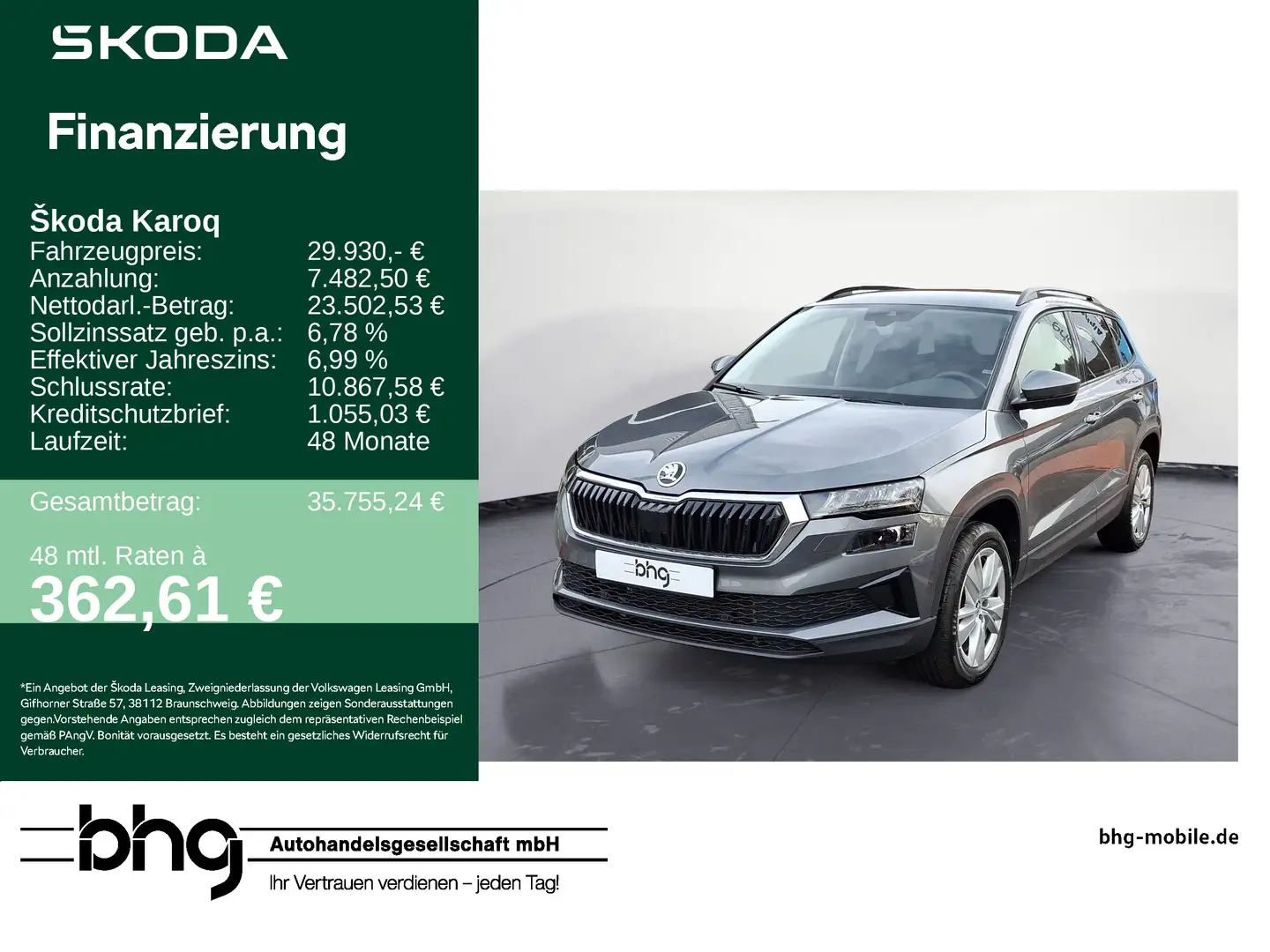 Skoda Karoq 1.5 TSI ACT DSG Selection Gris - 1