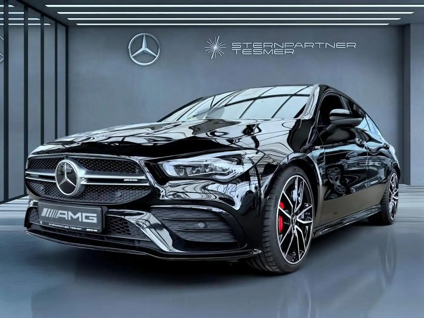 Mercedes-Benz AMG CLA 35 4M SB , Night, Pano, DISTR., Standhz Noir - 1