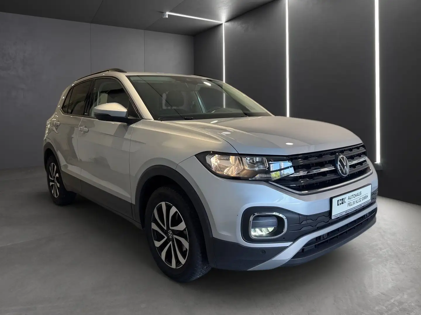 Volkswagen T-Cross 1.0 TSI Active*Navi*Sitzh*Einparkhilfe Argent - 2