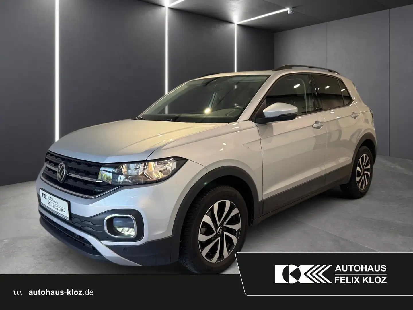 Volkswagen T-Cross 1.0 TSI Active*Navi*Sitzh*Einparkhilfe Argent - 1