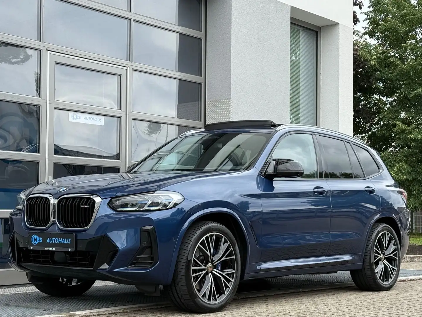 BMW X3 M dA*ACC*PANO*LASER*360*HUD*KEY*HARMAN*20' Azul - 1