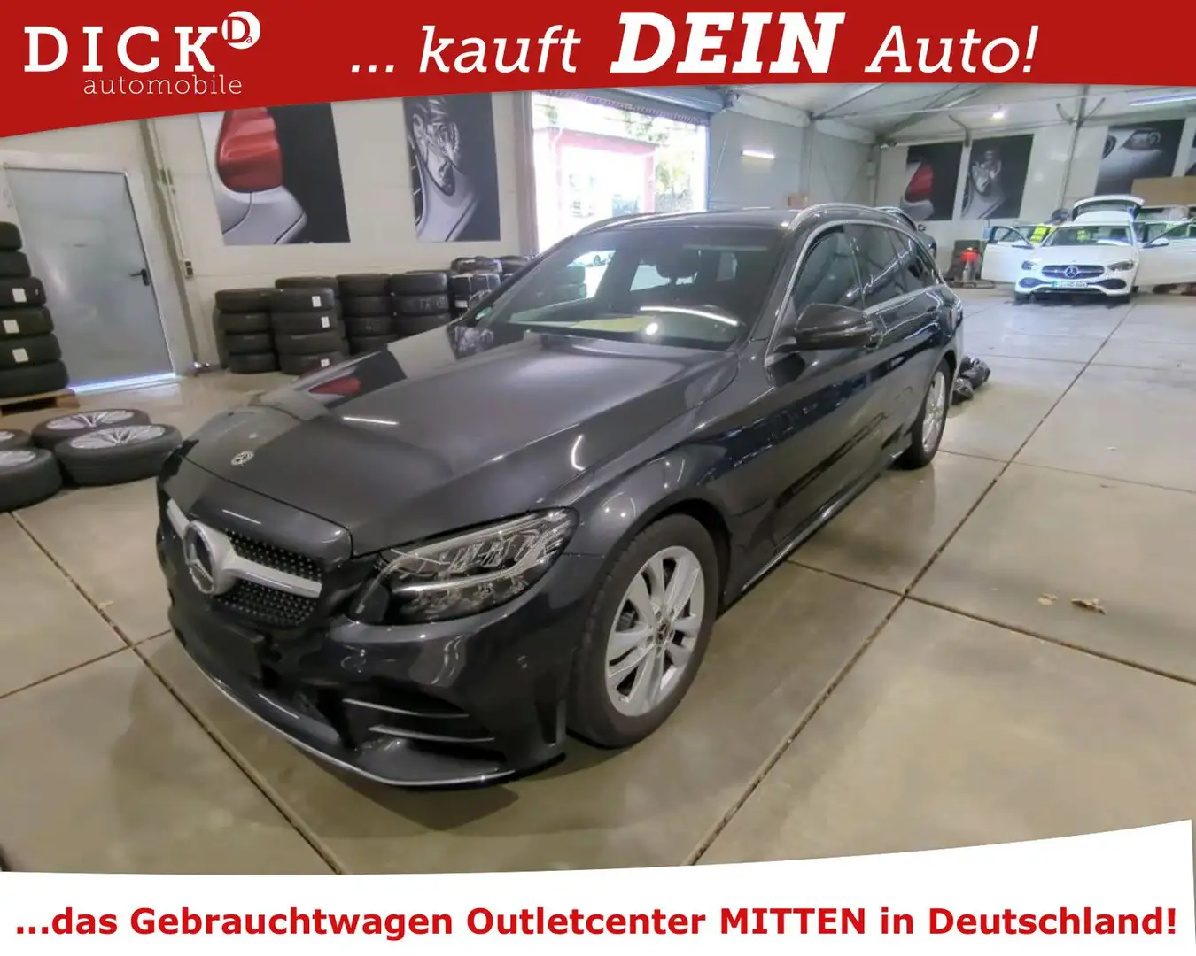 Mercedes-Benz C 220 d T AMG Line 9G-Aut. LED/DAB/NAVI/RFK/8Fach Grau - 1