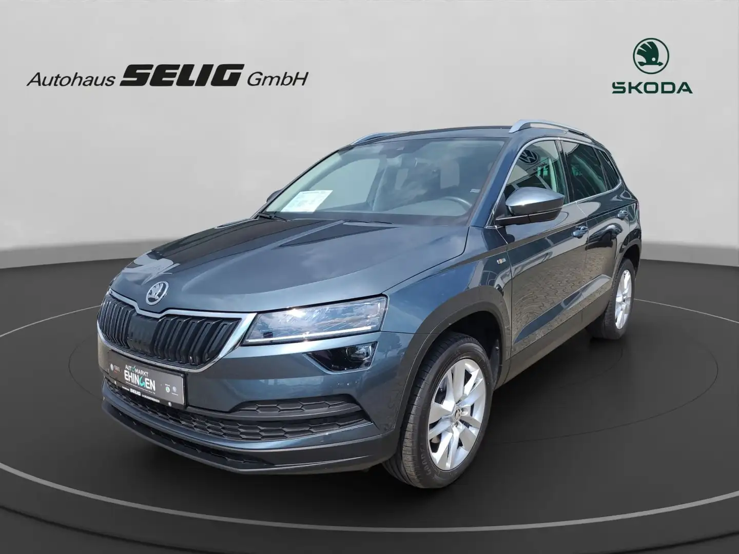 Skoda Karoq 1.6 TDI DSG Soleil, AHK,ACC, Alu, LED, Sit Szürke - 1