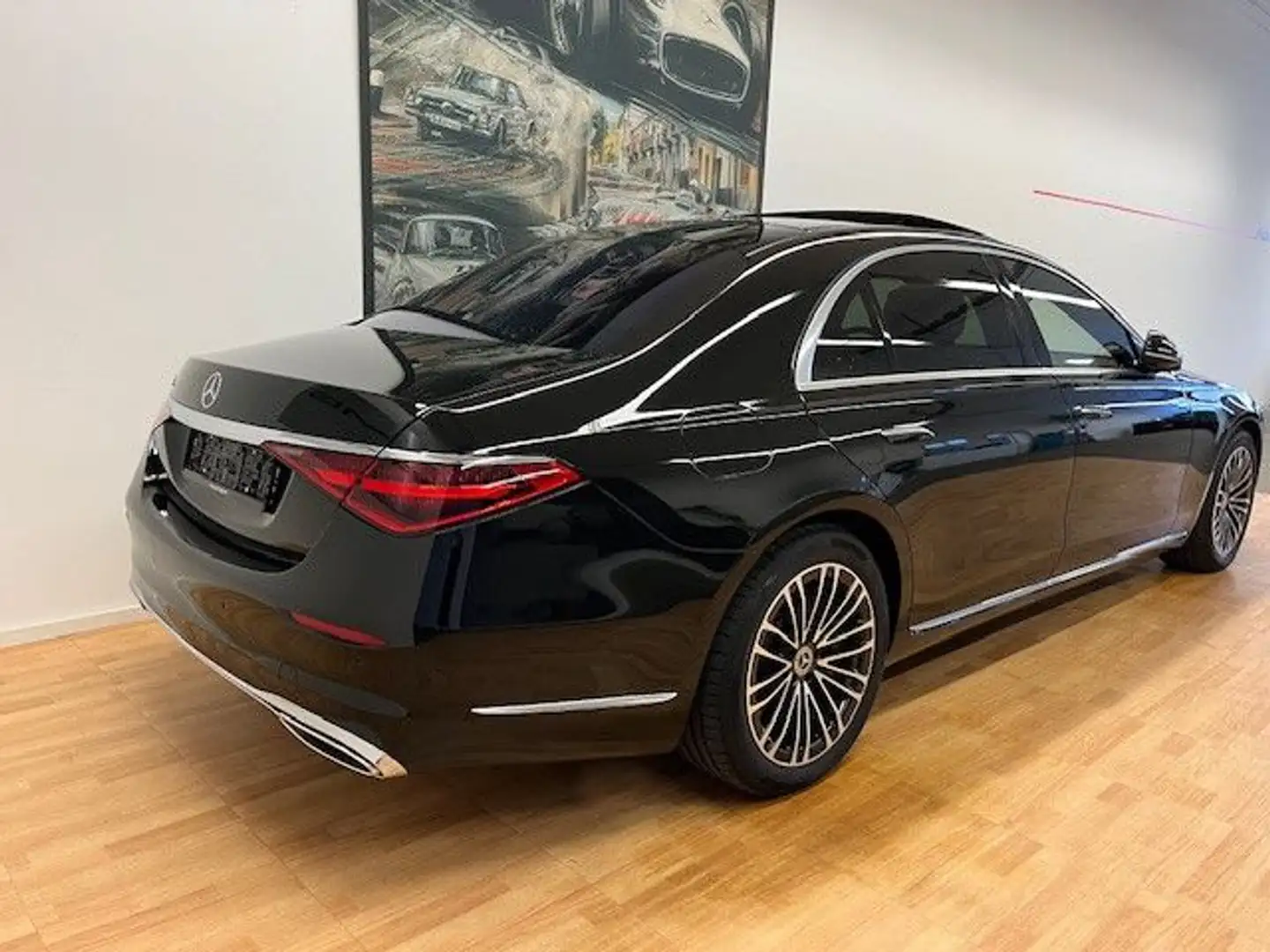 Mercedes-Benz S 580 e lang Panorama Hinterachslenkung Chauffeur Negru - 2