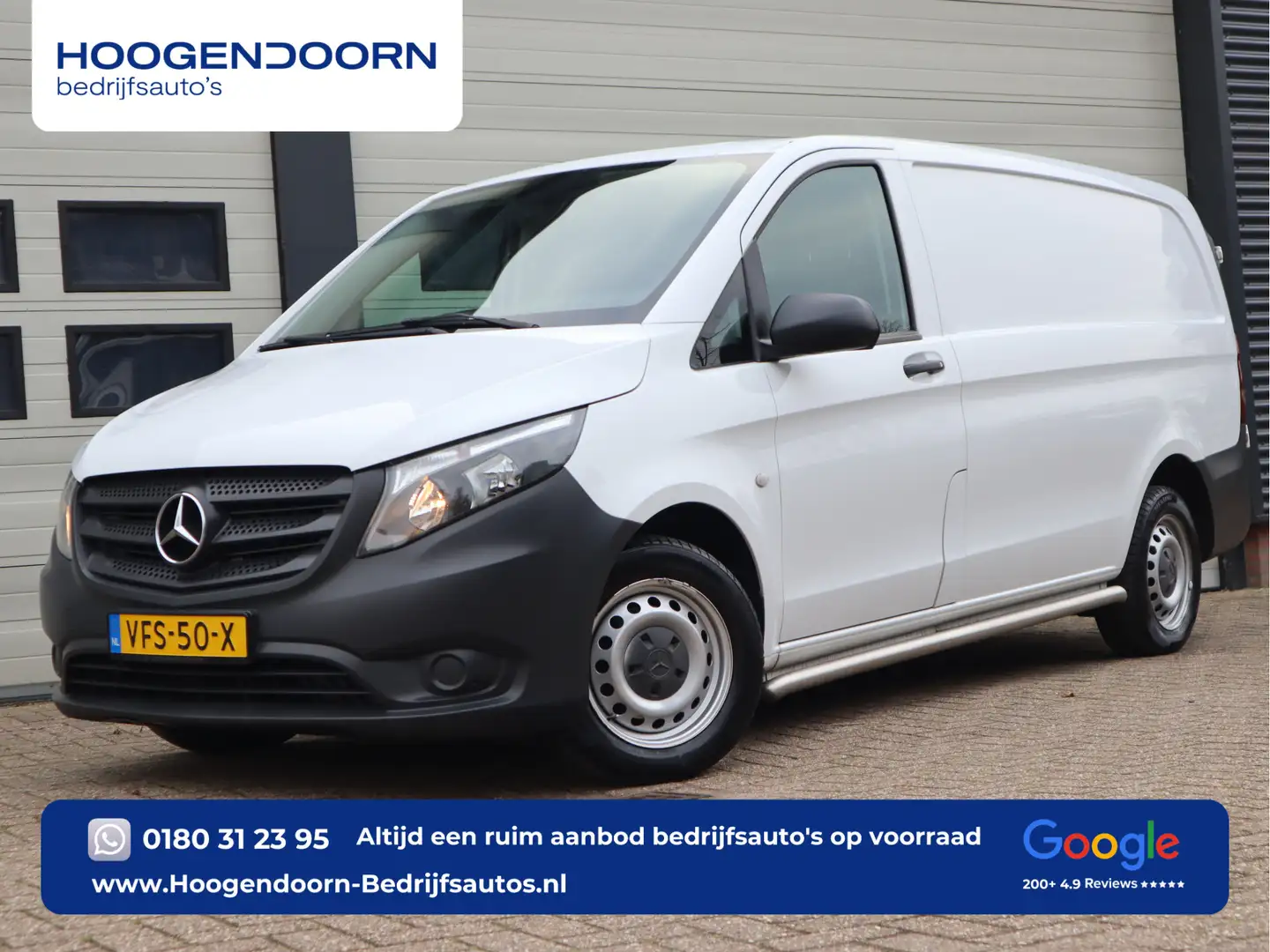 Mercedes-Benz Vito 114 CDI Euro 6 Automaat Lang L2 - Cruise - Airco Blanc - 1
