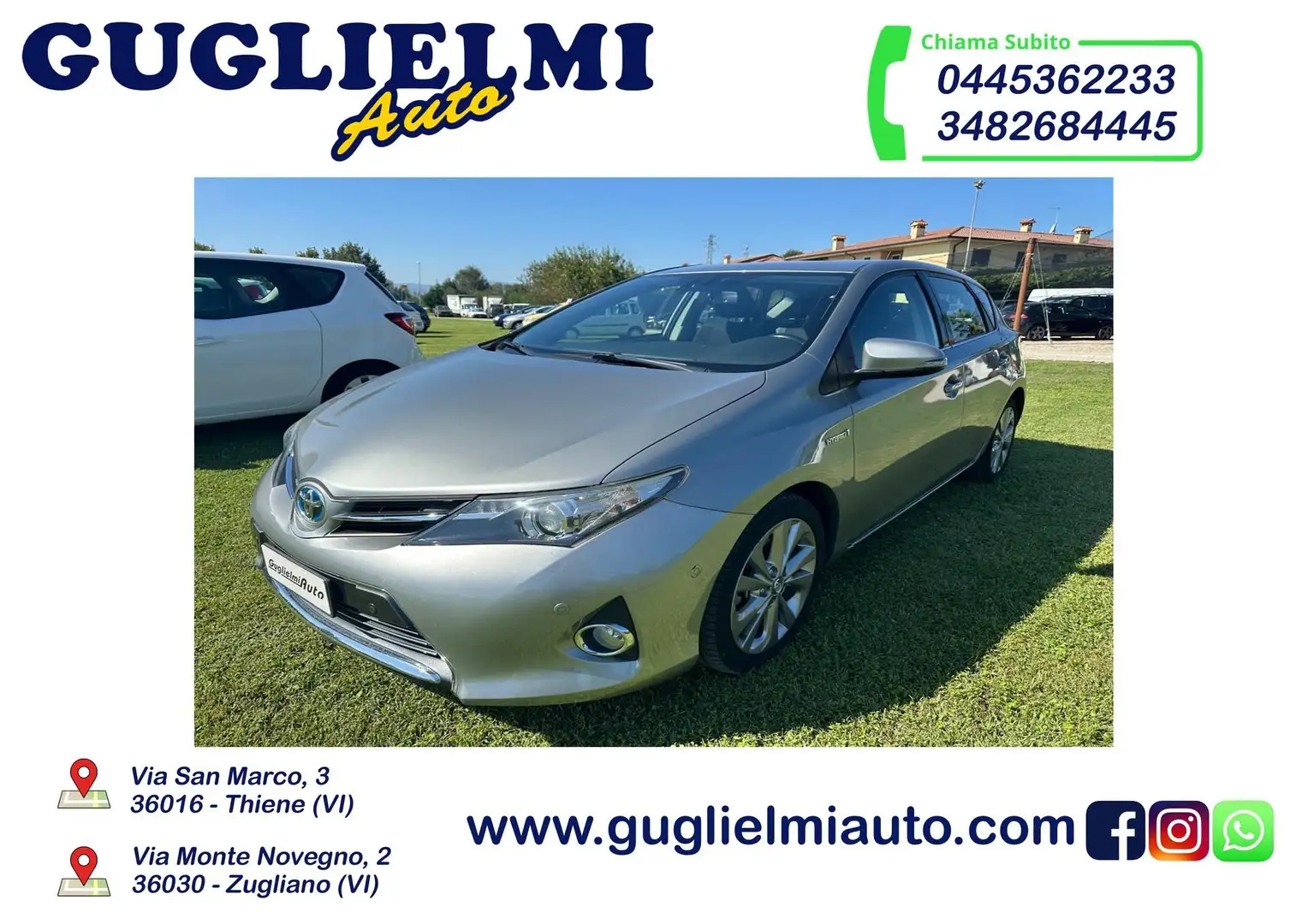 Toyota Auris Auris 1.8 Hybrid Lounge Argent - 1