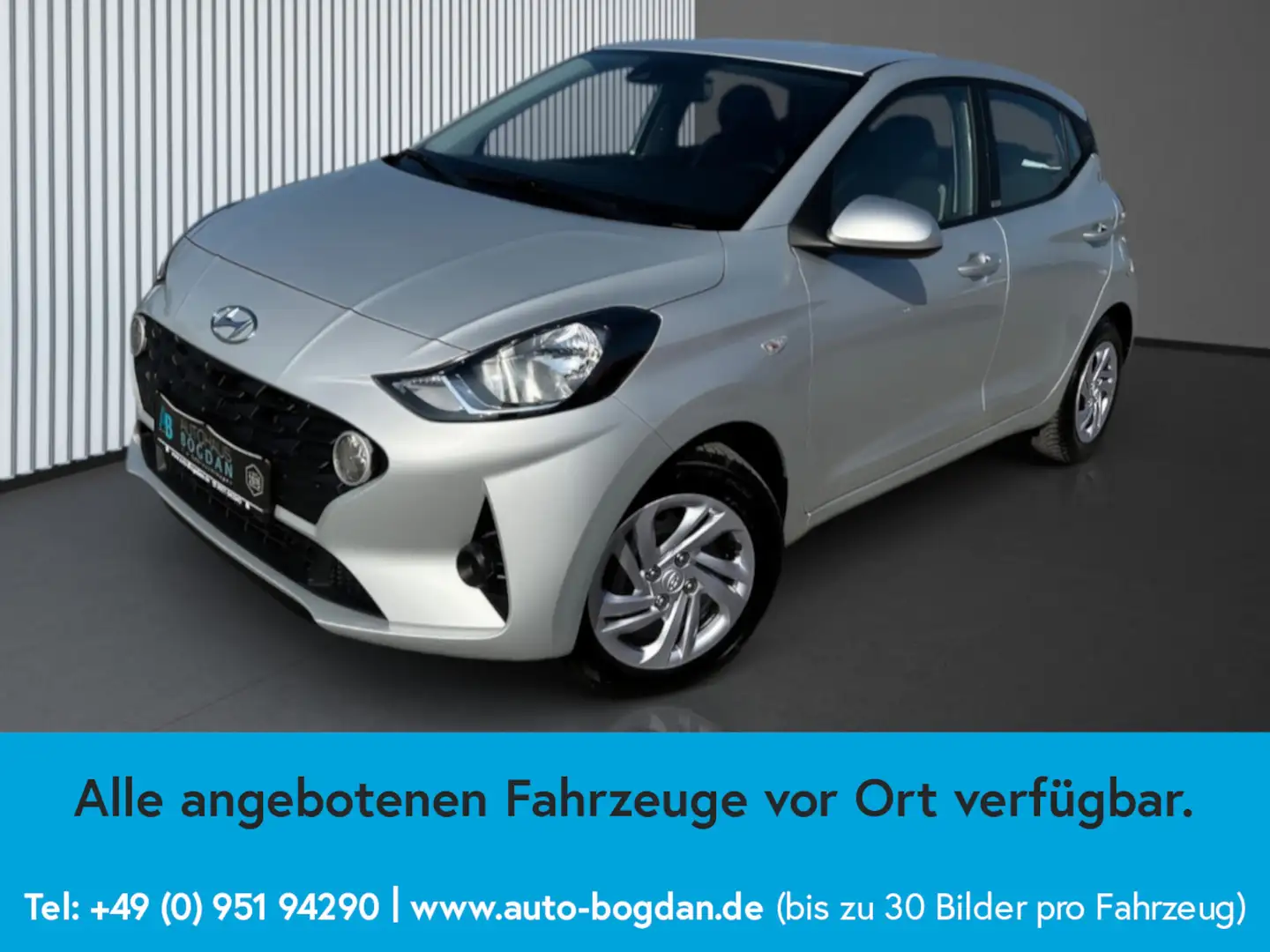 Hyundai i10 Select Tempomat*PDC*Winterpaket*1.Hand Silber - 2