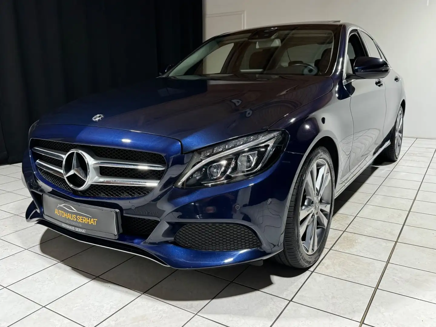 Mercedes-Benz C 220 d Avantgarde *KAMERA*NAVI*LEDER*LED*GSD* Blauw - 1