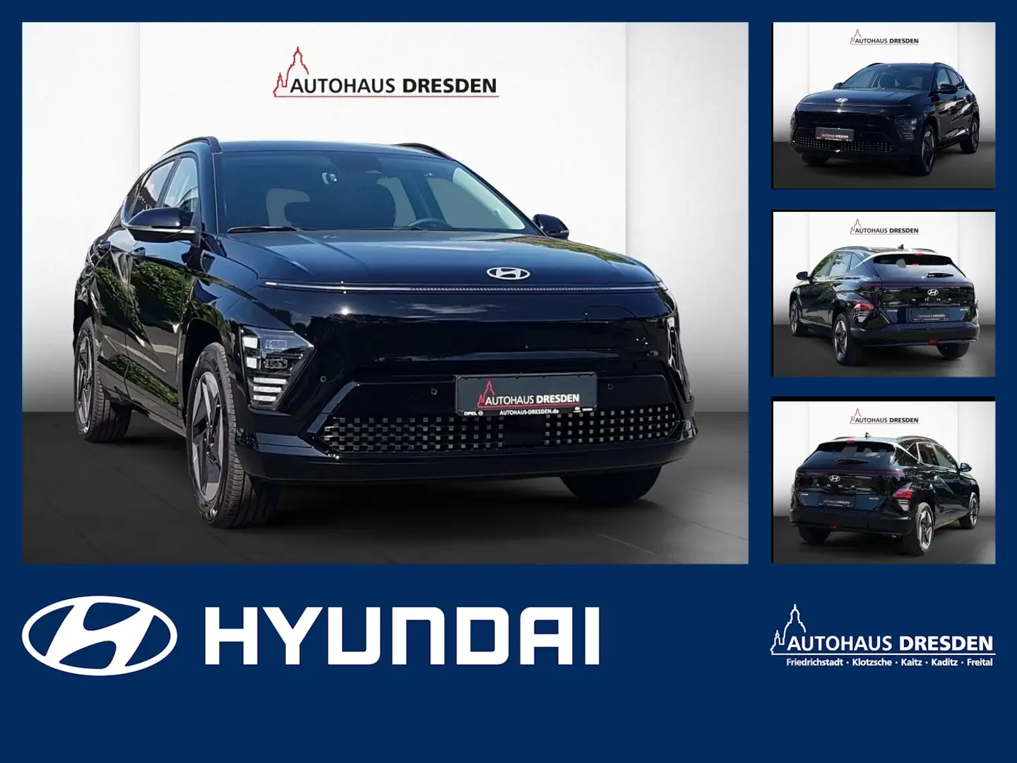 Hyundai KONA 65 Prime *Sitz-Paket*Technik-Paket*4xSHZ*360°* Noir - 1