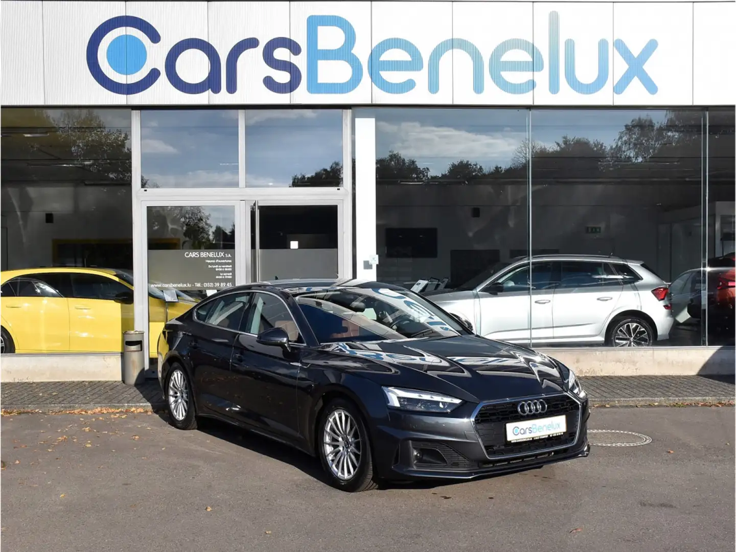 Audi A5 Sportback 30 TDI S-Tronic CUIR GPS CAM LED 1° MAIN Gris - 1