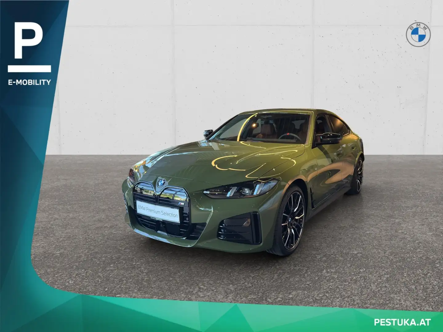 BMW i4 Gran Coupe xDrive M60 83,9kWh Grün - 1