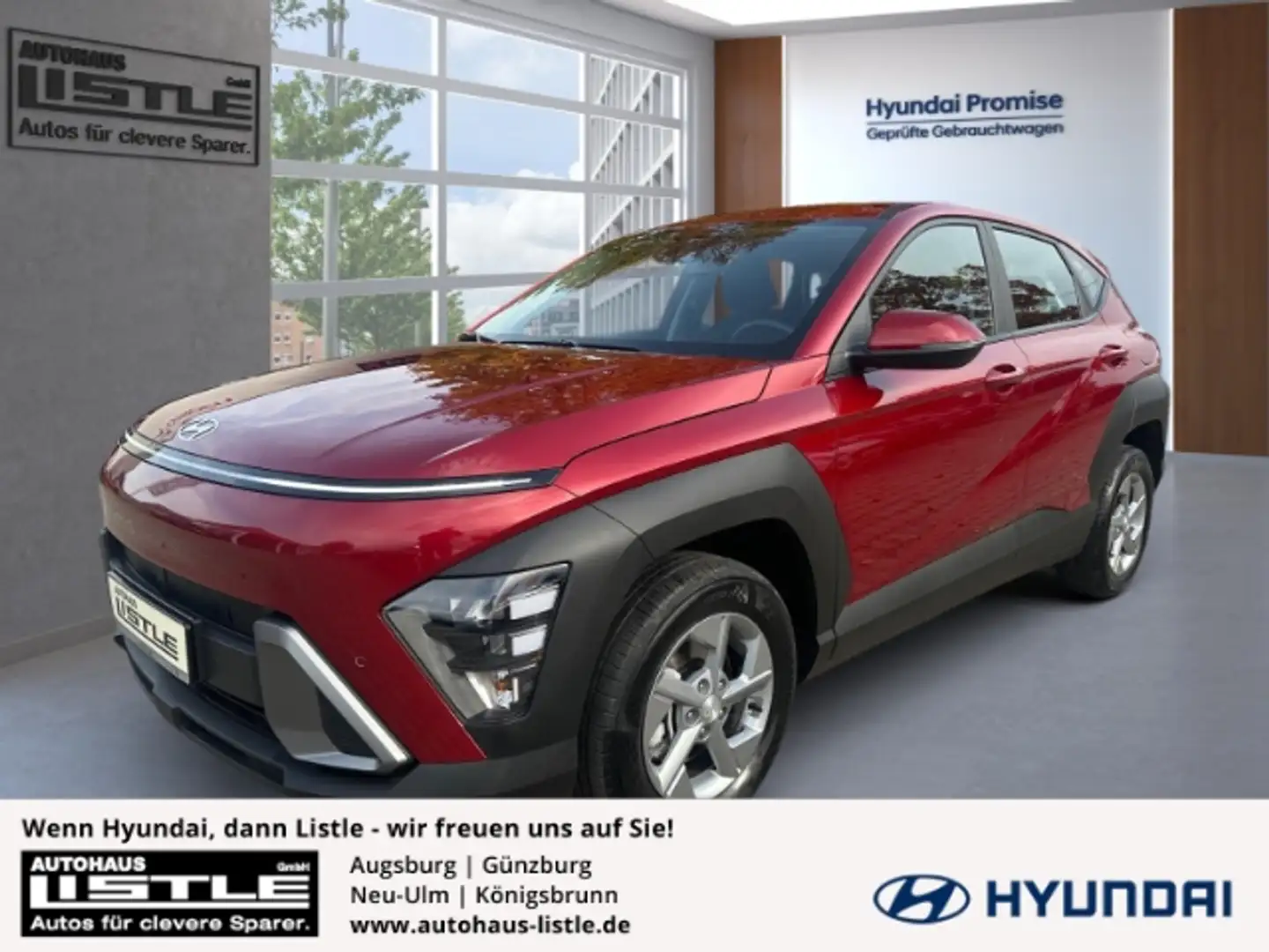 Hyundai KONA SX2 Essential 1.0 T-GDI +KLIMA+SHZ+ACC+NAVI+LED+PD Rot - 1