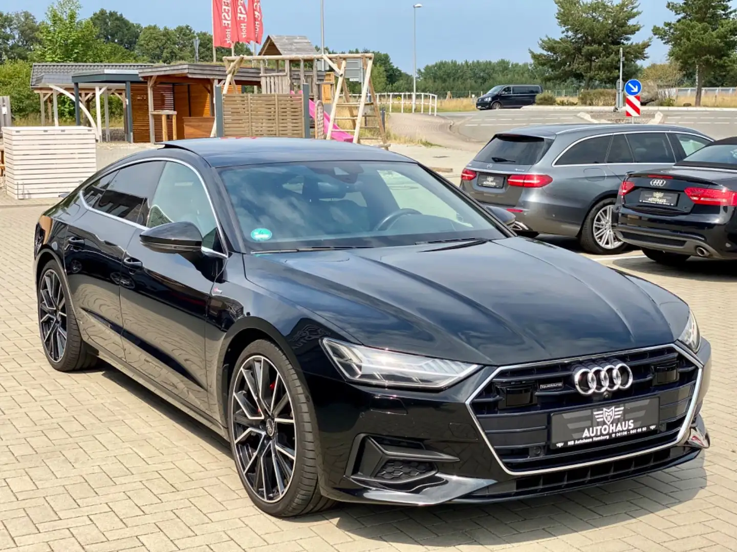 Audi A7 Sportback 50 TDI quattro,S-Line,LED,VOLL,TOP Чорний - 2