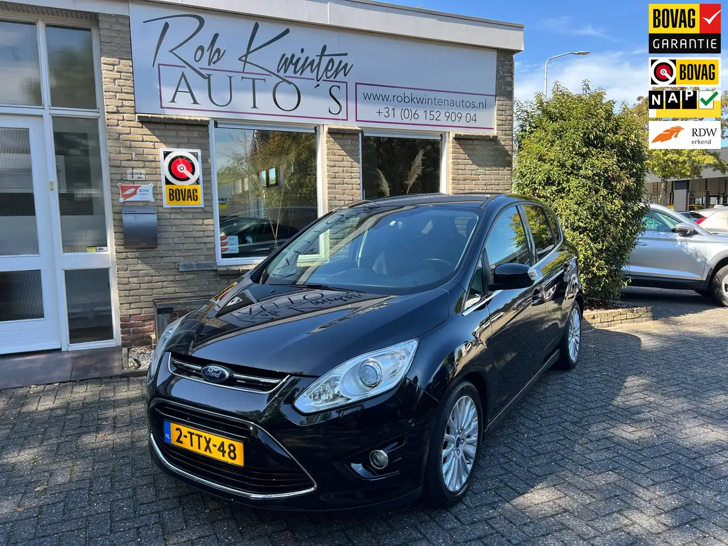 Ford C-Max 1.0 Titanium Climatronic / Navigatie Zwart - 1