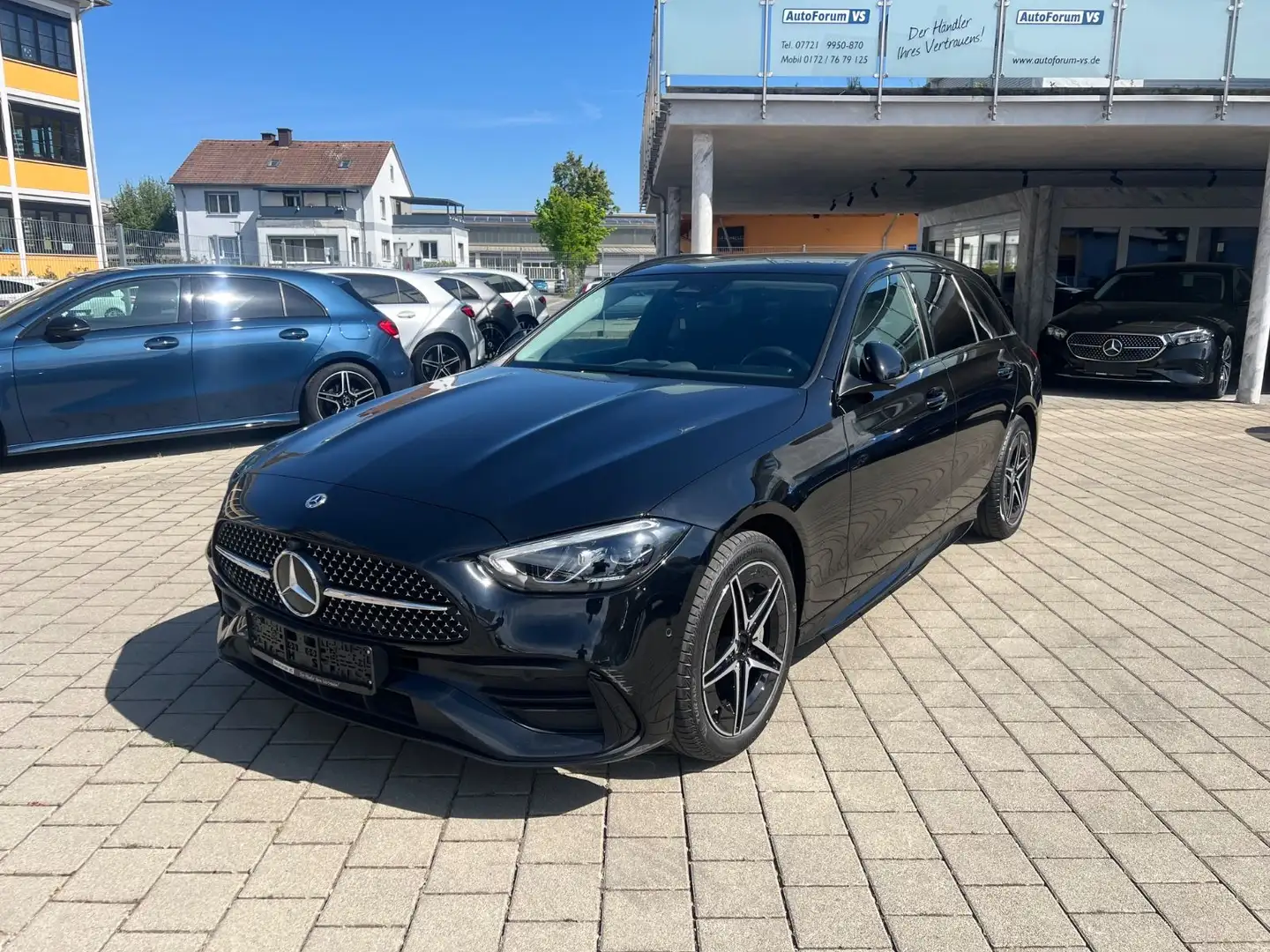 Mercedes-Benz C 300 T e*AMG*Pano*AHK*MBUX*Night*RCAM Noir - 1
