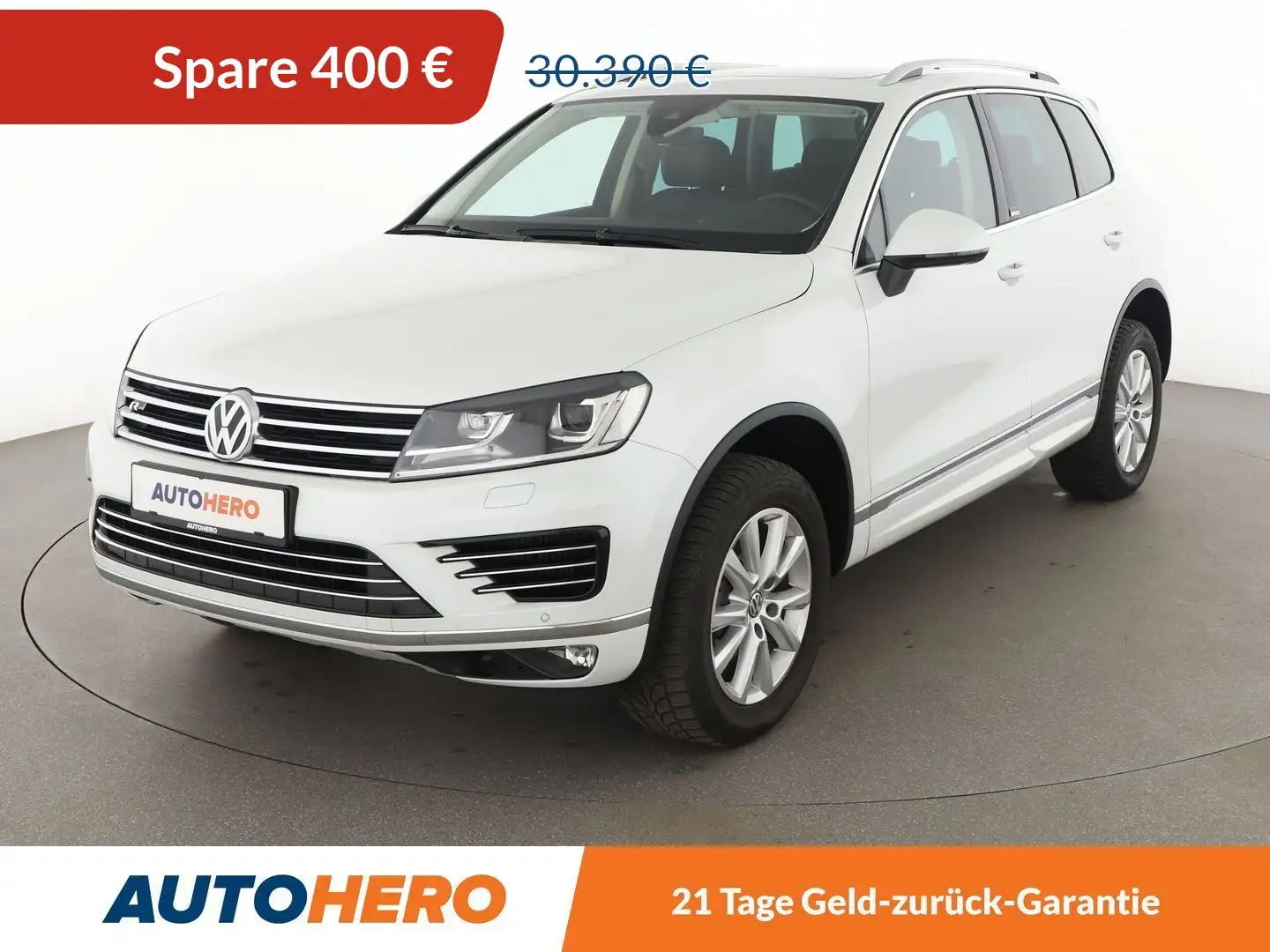 Volkswagen Touareg 3.0 V6 TDI BlueMotion Executive Aut.*CAM*NAVI* Weiß - 1