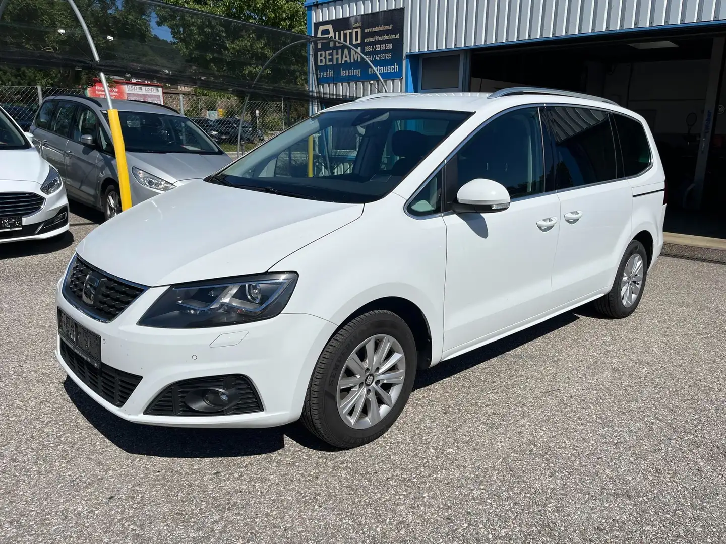 SEAT Alhambra Executive 2,0 TDI DSG Navi-Xenon-AHK Bianco - 1