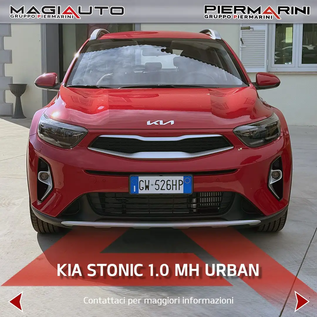 Kia Stonic 1.0 T-GDi 100 CV MHEV MT Urban Rosso - 2