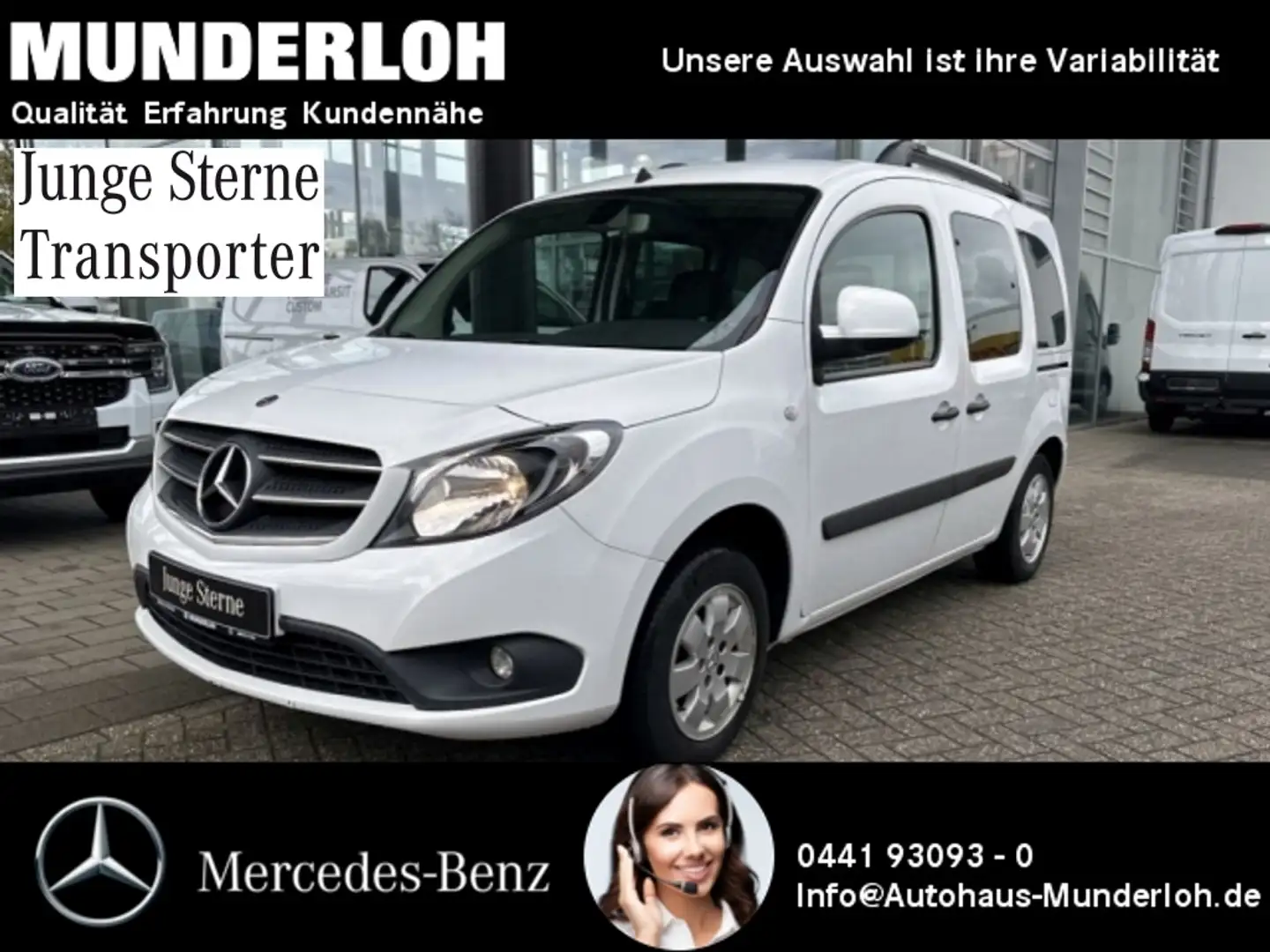 Mercedes-Benz Citan 111 CDI Tourer Lang NAVI+TEMPOMAT+SHZG Biały - 2