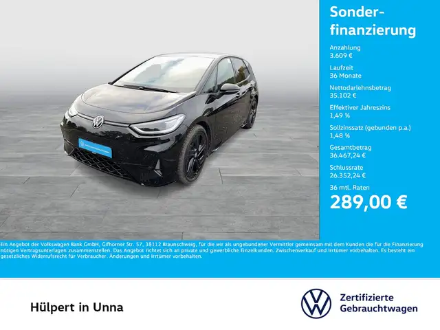 Volkswagen ID.3 GTX WÄRMEPUMPE ACC LM20 NAVI CARPLAY SITZHZ
