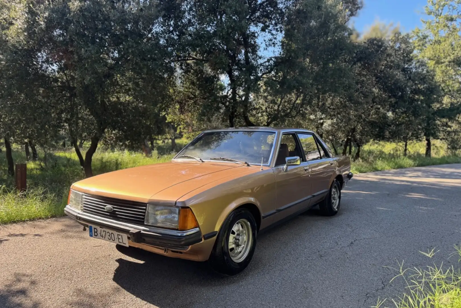 Ford FORD Granada II 2.8i Ghia Berlina  Manual de 4 Pue Marrón - 2