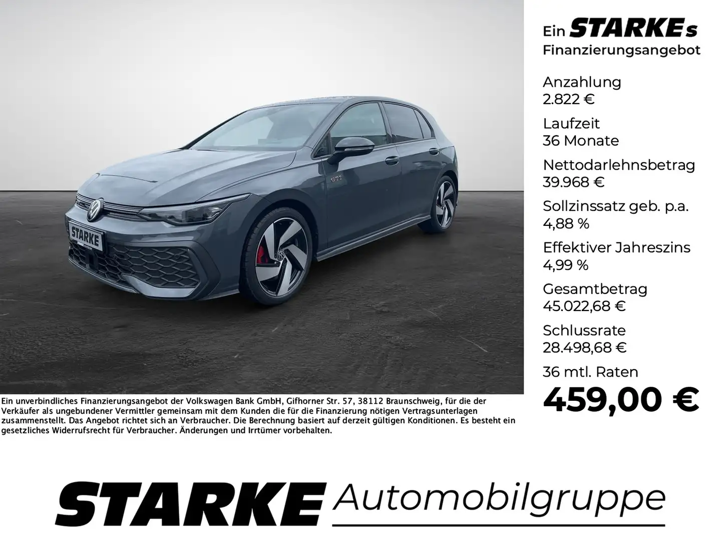 Volkswagen Golf GTI 2.0 TSI DSG Gris - 1