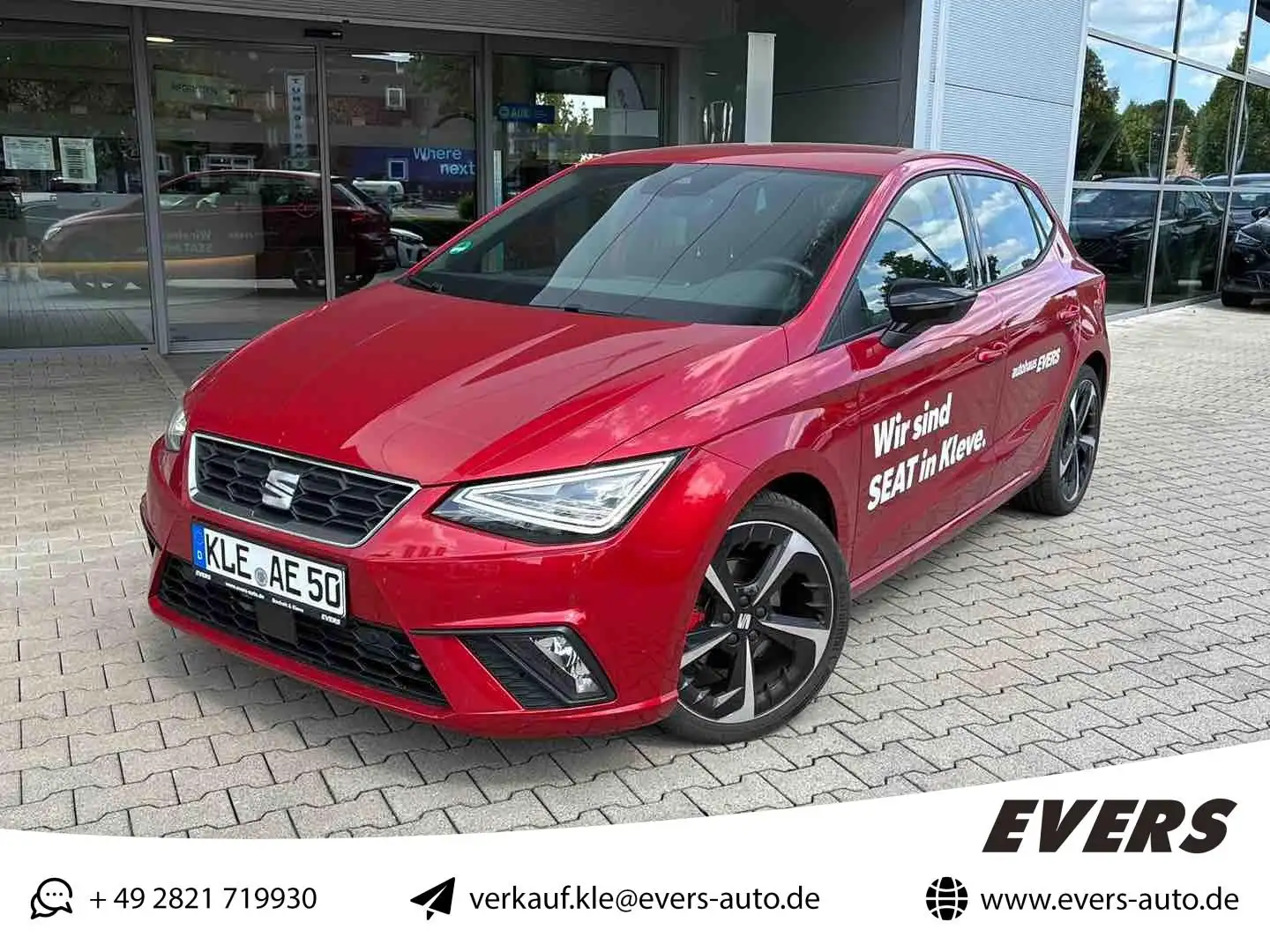 SEAT Ibiza 1.0 TSI FR DSG KAMERA LED CARPLAY ACC Rot - 1