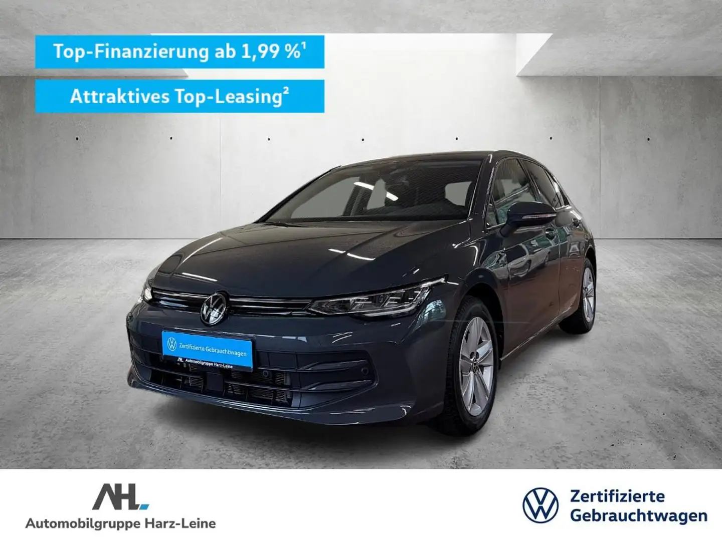 Volkswagen Golf VIII 1.5 TSI Life AHK LED ACC Navi RFK PDC App-Con Grau - 1