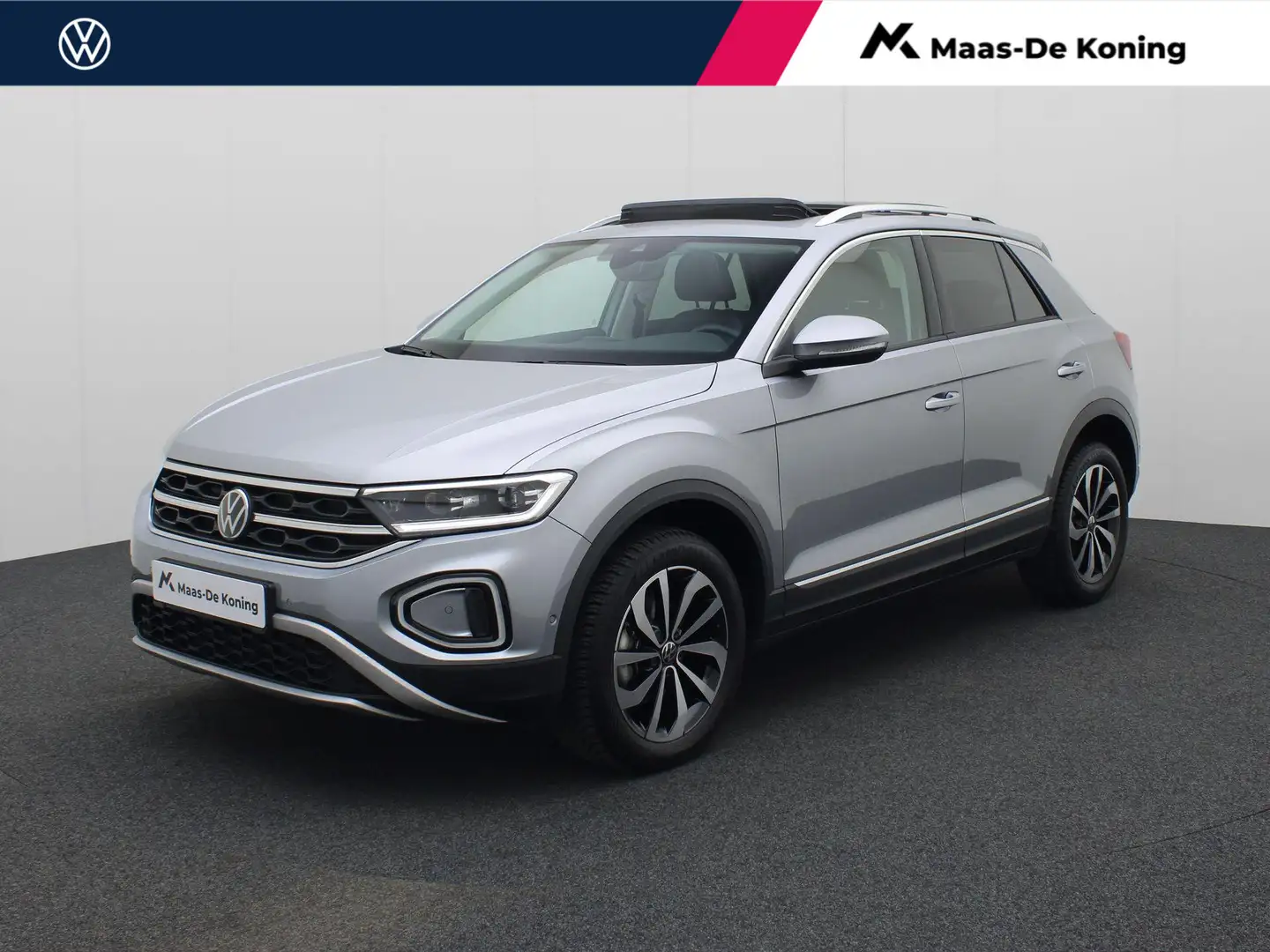 Volkswagen T-Roc 1.5TSI/150PK Style DSG · Panoramadak · Navigatie · Grijs - 1