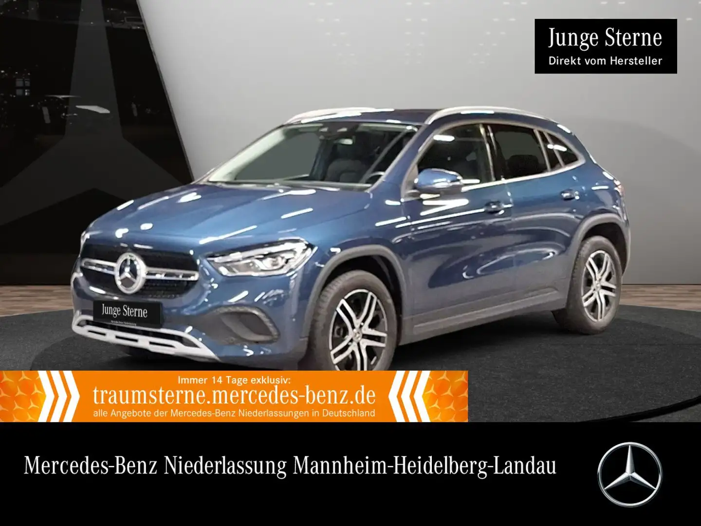 Mercedes-Benz GLA 250 e STYLE+360°+LED+TOTW+8G Blau - 1