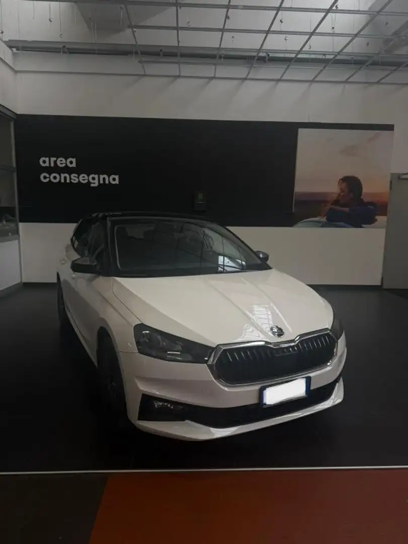 Skoda Fabia 1.0 mpi evo Selection 80cv Bianco - 1