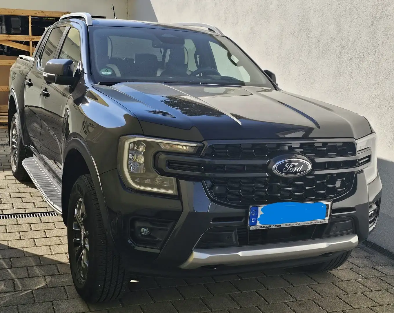 Ford Ranger Ranger 2,0 l EcoBlue DOKA, Autm. Wildtrak Schwarz - 1