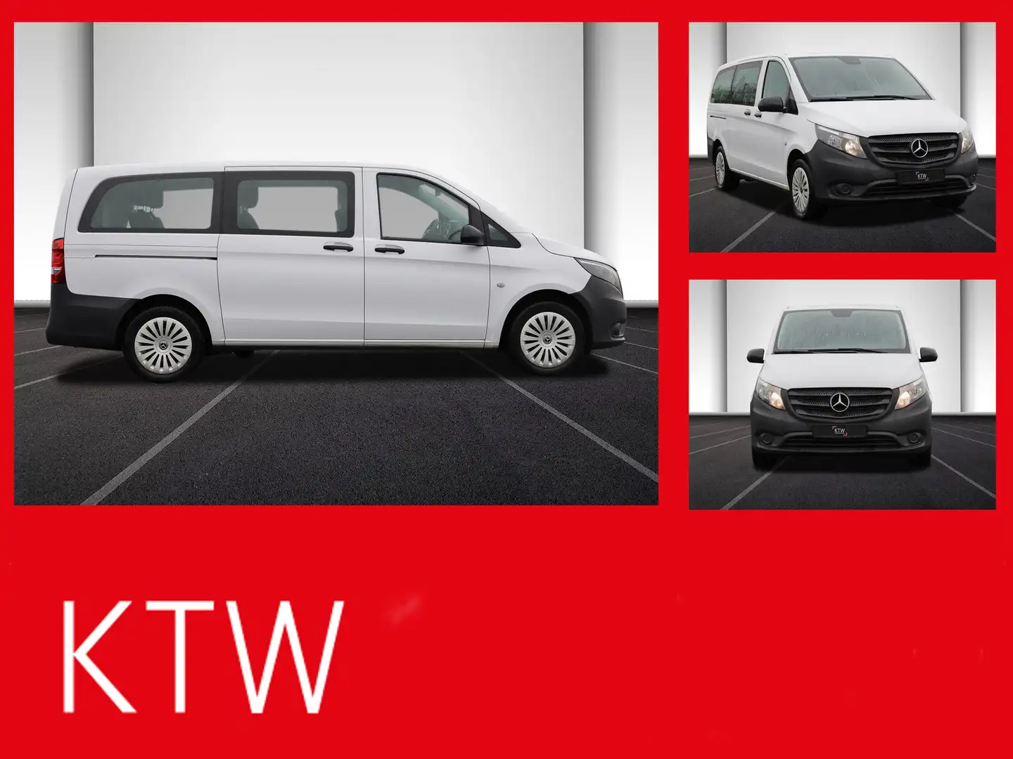 Mercedes-Benz Vito 114 TourerPro,lang,Automatik,8Sitze,Kamera Blanc - 1
