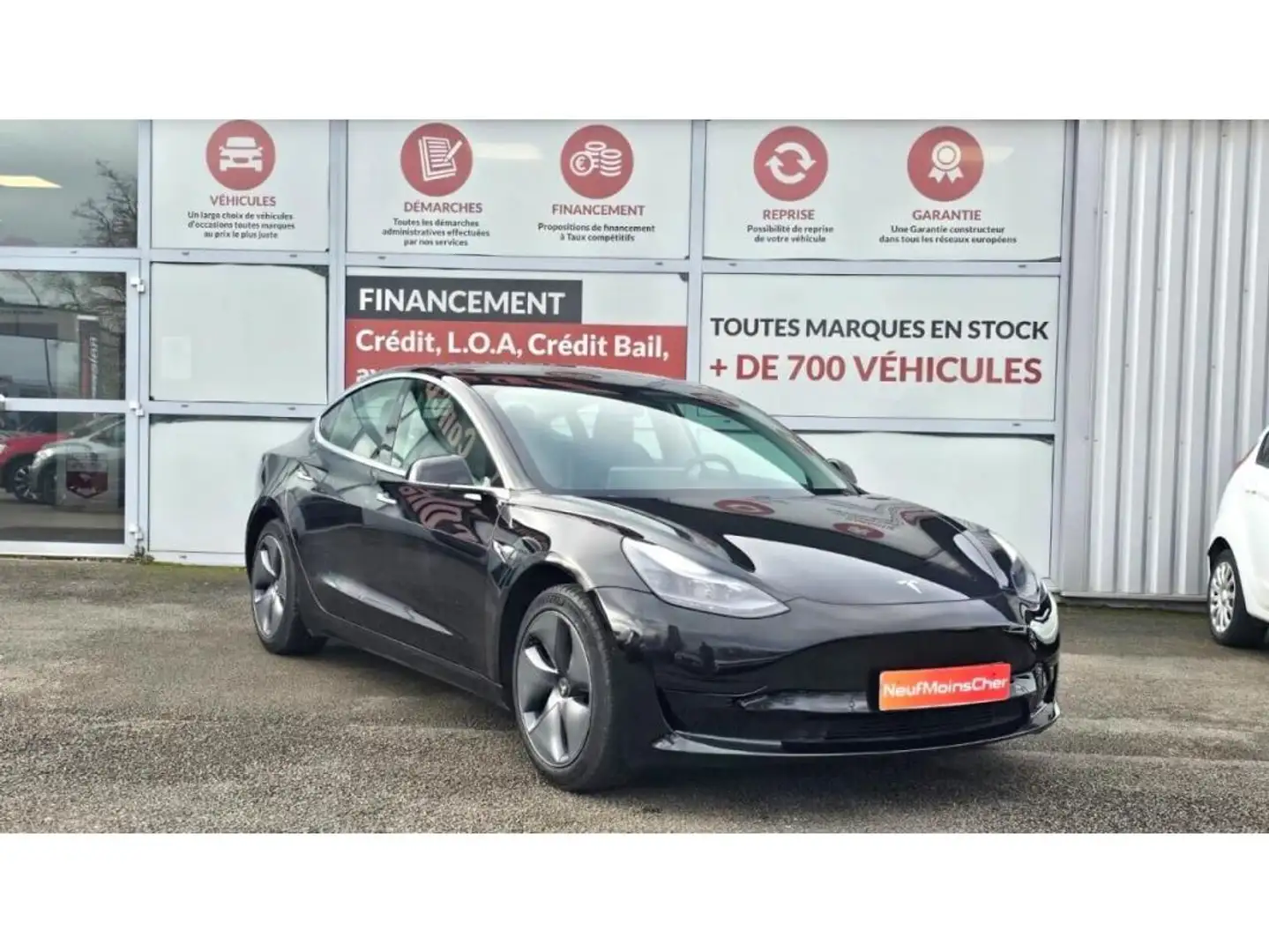 Tesla Model 3 STANDARD PLUS RWD 50KWH 306CV MY2020 TVA RECUPERABLE Schwarz - 1