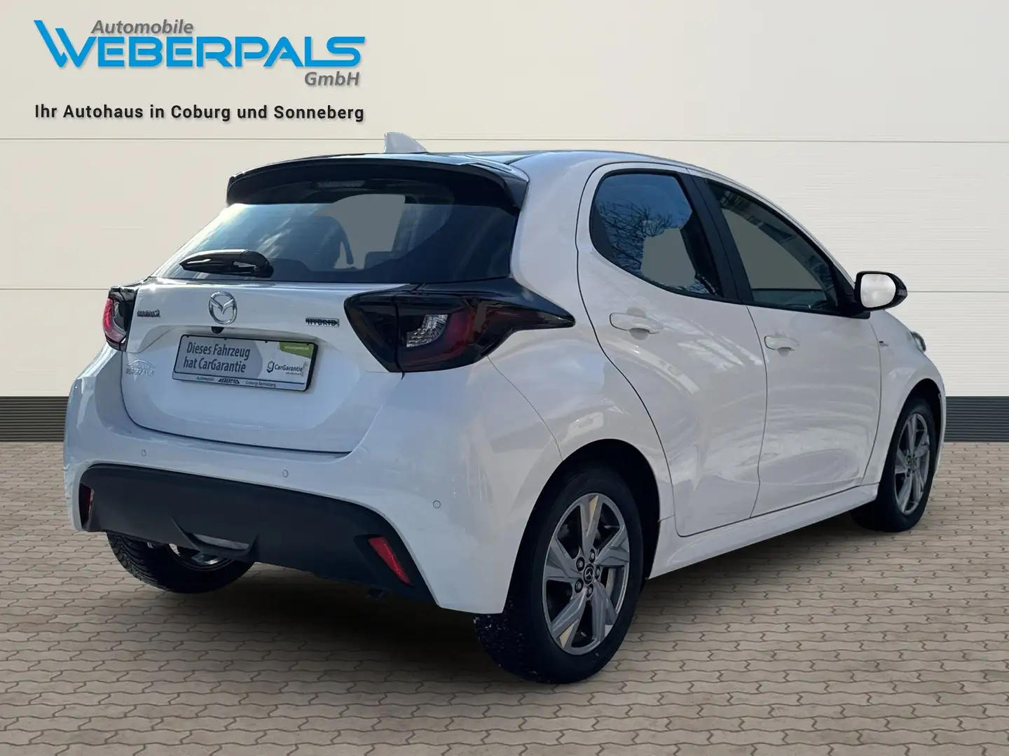 Mazda 2 Exclusive-Line-1.HAND-KAMERA-SITZHEIZUNG-ALUFELGEN Weiß - 2