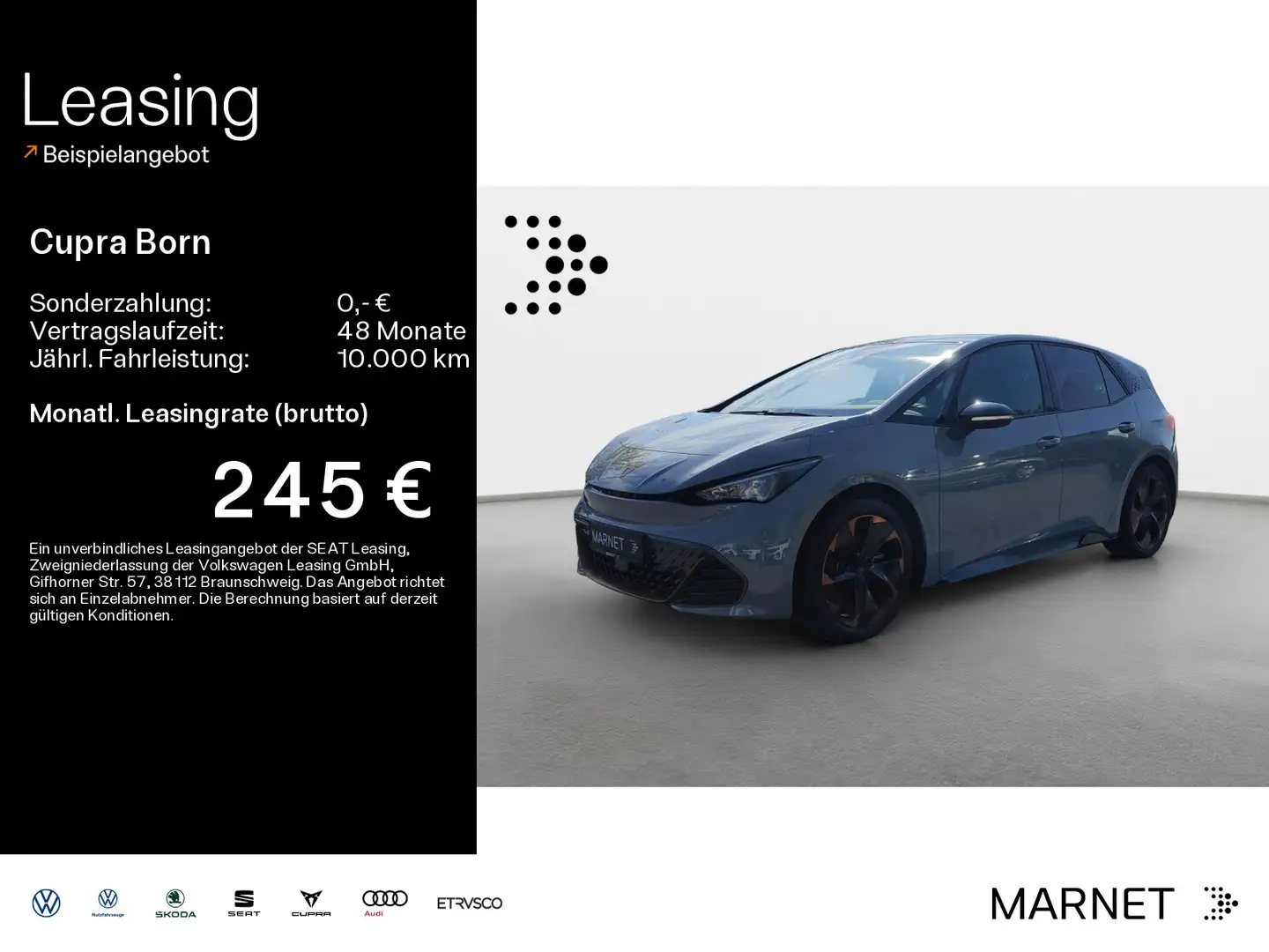 CUPRA Born * Navi*Keyless*Kamera*Voll-LED*SHZ*Beats-Aud Gris - 1