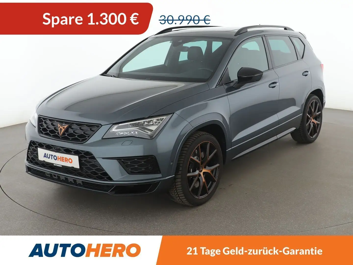 CUPRA Ateca 2.0 TSI 4Drive Aut.*NAVI*LED*ACC*CAM*SPUR* Grau - 1