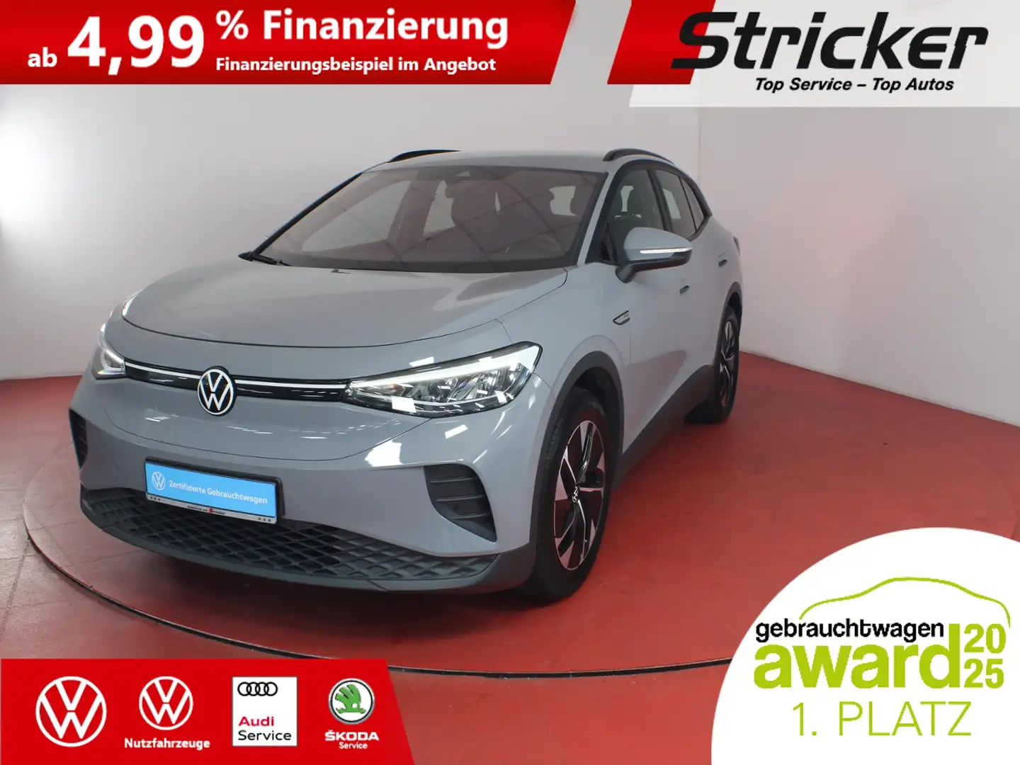 Volkswagen ID.4 Pro Performance 150/77 301,-ohne Anzahlung Navi A Grau - 2