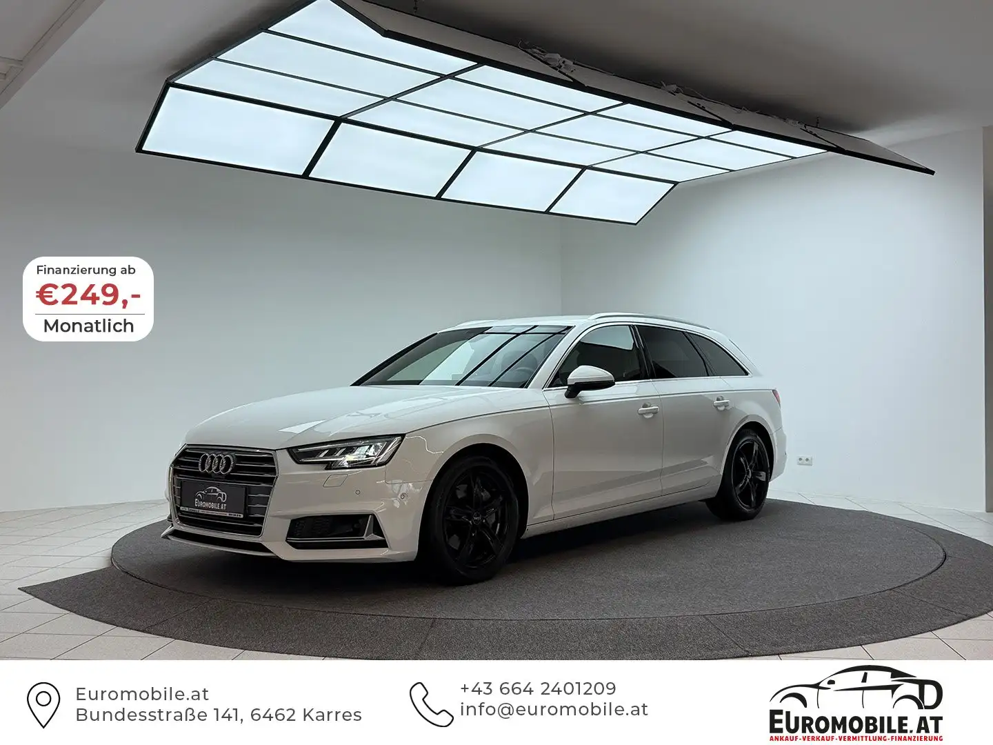 Audi A4 40 TDI sport*360*MATRIX*B&O*MASSAGE*ACC*TOTW*AMBI* Weiß - 1