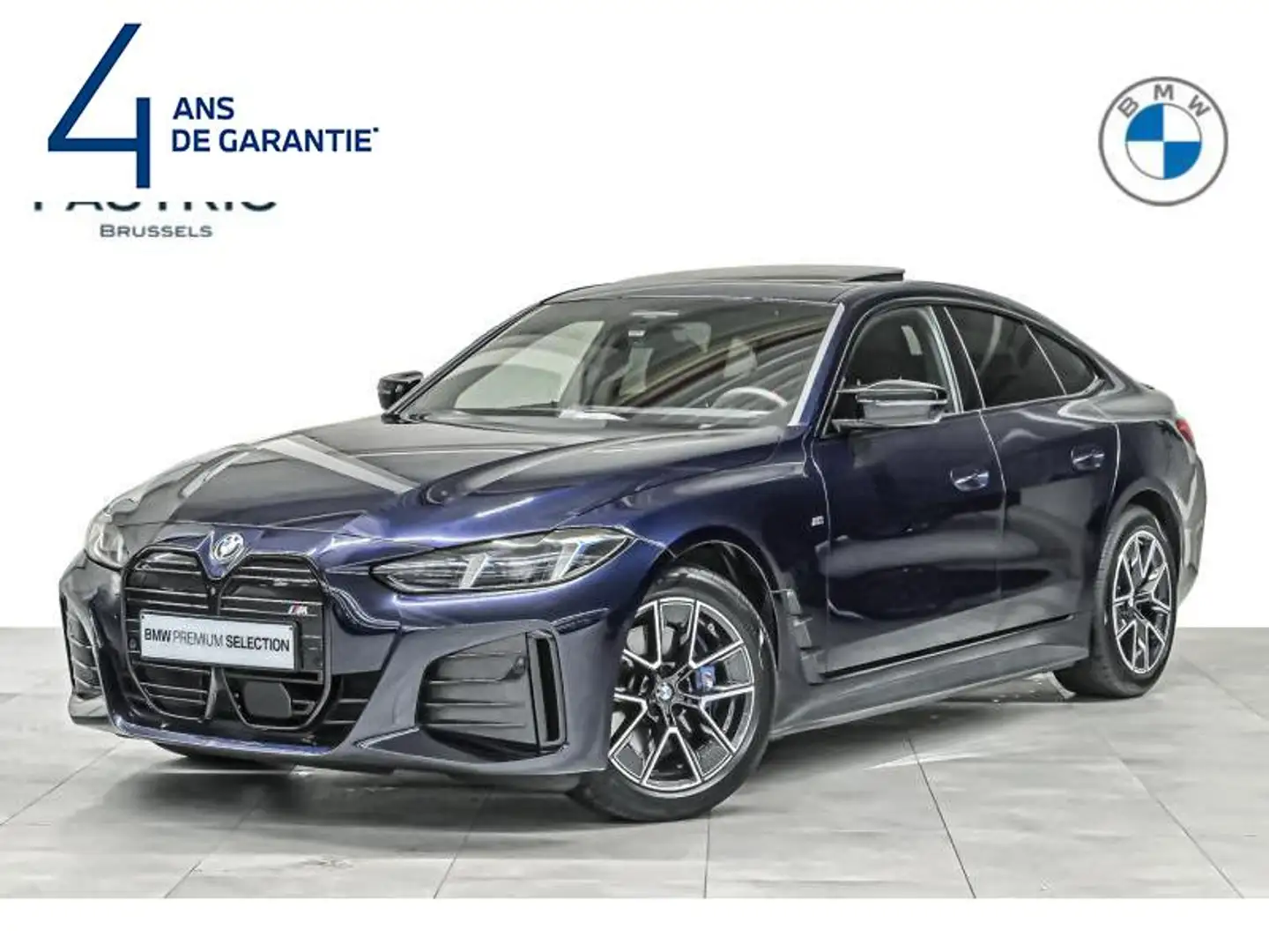 BMW i4 M50 xDrive- 4ans/jaar garantie-NEW PRICE:96.299€ Blauw - 1