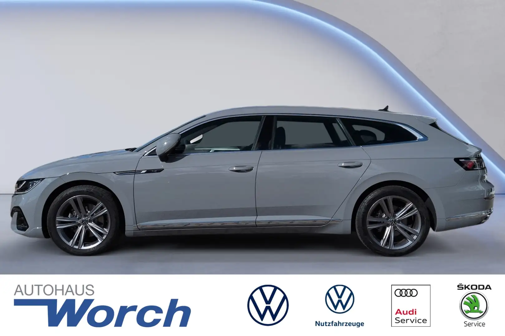 Volkswagen Arteon Shooting Brake 2.0 TDI DSG 4M R-Line AHK+ Grau - 1