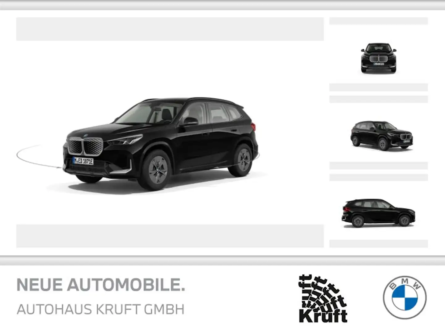 BMW iX1 eDrive20 17LM+NAVI+LED+SHZ+KAMERA+PDC Schwarz - 1