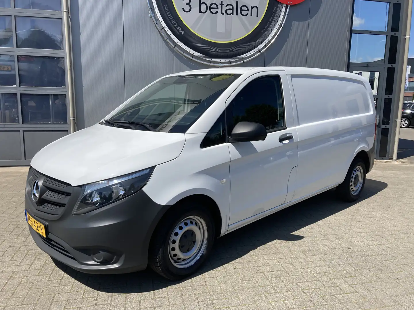 Mercedes-Benz Vito 110 CDI Lang Bankje bijrijder | Omvormer | Betimme Weiß - 1